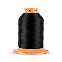 Gutermann Tera Polyester Multifilament Thread - Tex 75 - 1,312 yds. - #000