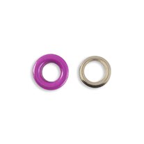 Grommets - 1/4" - Size 0 - 144 Sets/Pack - Purple