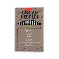 Organ Regular Point W/Round Shank Chandler Button Industrial Machine Needles - Size 12 - TQx1, 175x1, 1985, SY2851 - 10/Pack