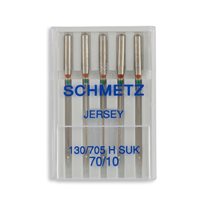 Schmetz Jersey Home Machine Needles - Size 10 - 15x1, 130/705 H SUK - 5/Pack