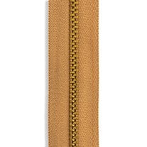 YKK #4.5 Brass Continuous Zipper Roll - 25 yds. - Tan (189)