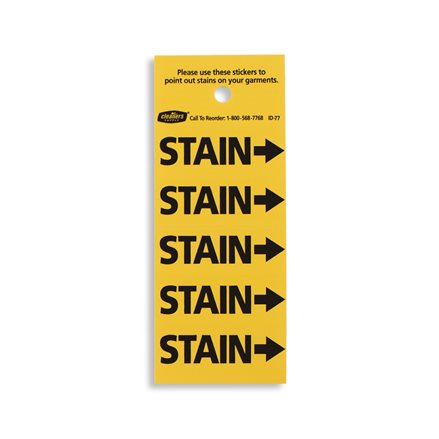Stain Stickers Arrow Self-Adhesive - 500/Box - Cleaner's Supply