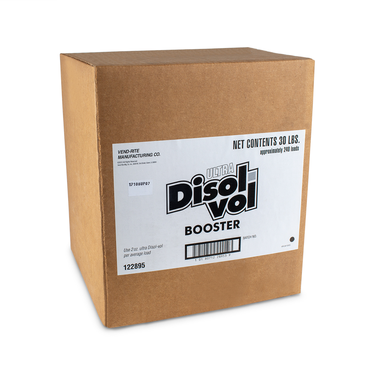 Disol-Vol Laundry Detergent Booster - 30 lbs./Box - Cleaner's Supply