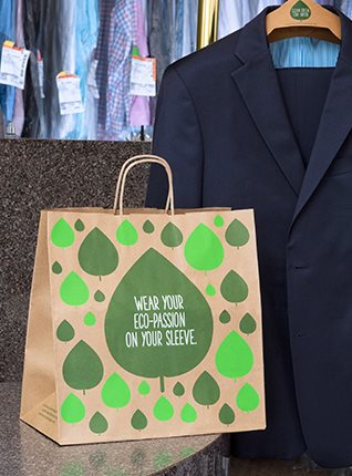 Eco-Friendly eco2go Kraft Shirt Carrying Bag