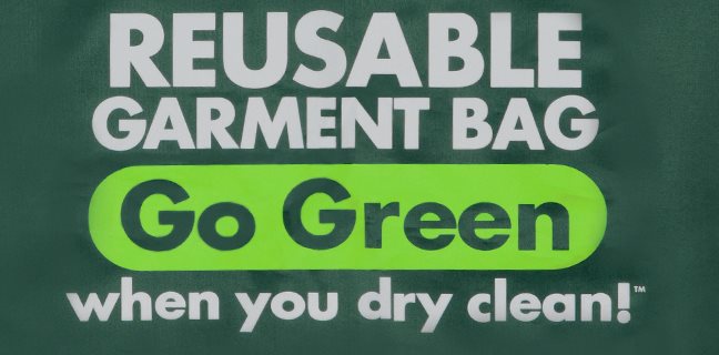 Reusable Garment Bag Go Green When You Dry Clean