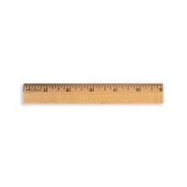 Wooden Rulers - 6"