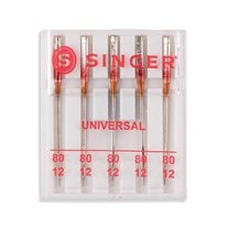 Singer Universal Home Machine Needles - Size 12 - 80/11 - 4/Pack