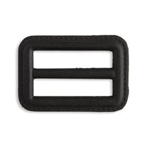 Imitation Leather Belt Buckles - 1 1/2" - Black