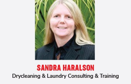 SANDRA HARALSON Drycleaning & Laundry Consulting & Training