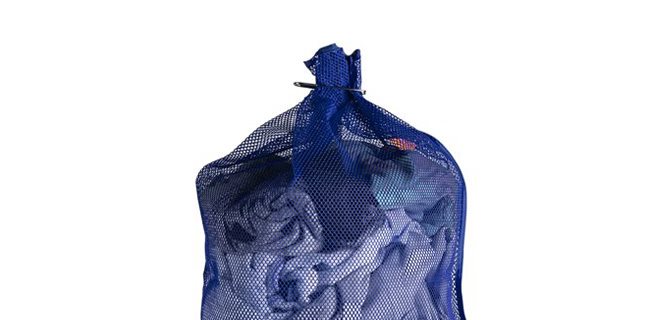 Set of 5 Mesh Laundry Bags-1 Extra Large, 2 Large & 2 Medium Bags