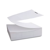 Thermal BPA-Free Fanfold Forms - 4 1/4" x 5 2/3" - 5,000/Case - White