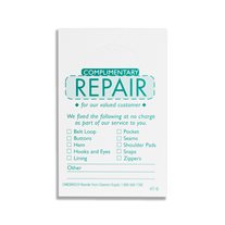 "Complimentary Repair (Check Box)" Hanger Tags - 1,000/Box