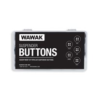 WAWAK Mixed Suspender Fancy Buttons Tray - 504/Tray