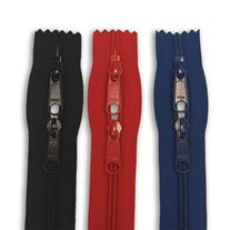 YKK Assorted Nylon Coil Zippers - 24/Pack
