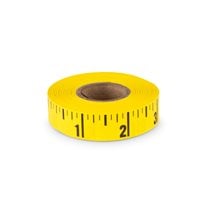 Adhesive Tape Measure - 36" Strips - Inches - Yellow
