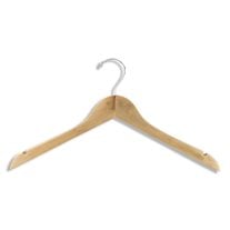 Wooden Hangers W/ Notches - 17" Length/ 4 1/4" Neck - 50/Pack