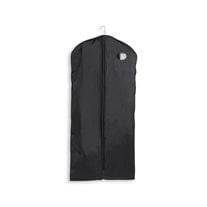 Vinyl Dress Garment Bags - 6.5 mil. - 54" x 24" - Black W/Black Trim