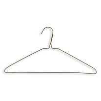 Commercial Grade Metal Suit Hangers - 16" Length/ 13 Gauge - 500/Box - Gold