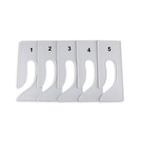 Numerical (1-31) King Size Rack Dividers Set - 9 5/16" x 3 3/4"