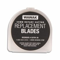 WAWAK Universal Replacement Rotary Cutter Blades  - 45mm - 5/pack