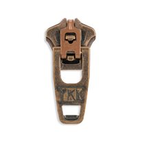 YKK #4.5 Metal Pant/Jean Zipper Sliders - 2/Pack - Antique Brass