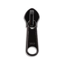 YKK #10 Nylon Coil Long Pull Bag Zipper Sliders - 2/Pack - Black (580)