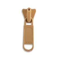 YKK #5 Molded Plastic Long Pull Zipper Sliders - 10/Pack - Tan (189)