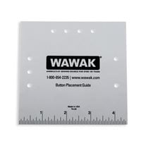 WAWAK Button Placement Card - 4 3/4" x 4 1/2"