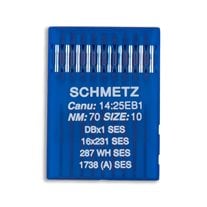 Schmetz Light Ball Point Industrial Machine Needles - Size 10 - DBx1 SES, 16x231 SES, 287 WH SES, 1738 (A) SES - 10/Pack