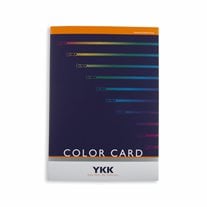 YKK Zipper Color Card - 582 Colors