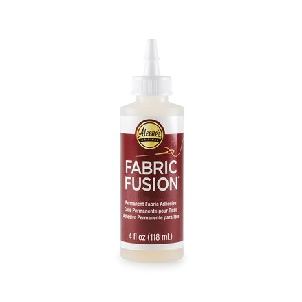 NEW, Fabric Fusion, Permanent Fabric Adhesive, Great on clothing and  other fabrics, Non-toxic, Dries Clear, Washable (4fl oz/118 mL)