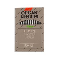 Organ Leather Point Industrial Machine Needles - Size 12 - DBxF2, 16x257LR, 1738LR - 10/Pack