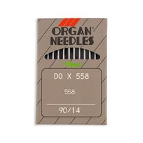 Organ Regular Point Button Industrial Machine Needles - Size 14 - DOx558, 558 - 10/Pack