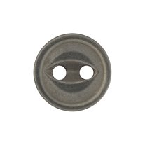 Ring Fish Eye Buttons - 14L / 9mm - 1 Gross - Smoke