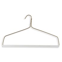 Long Neck Plastic Grip Hangers - 12 Length/ 5 5/8 Neck - 200/Box - Black  - Cleaner's Supply