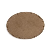 Suede Elbow Patches - 4 3/8" x 6 1/2" - Beige