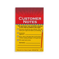 "Customer Notes (Check Box)" Premium Hanger Tags - 1,000/Box