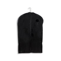 Vinyl Suit Garment Bags - 6.5 mil. - 40" x 24" - Black W/Black Trim