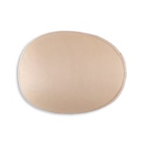 Women's Shoulder Pads - Drop Style Tricot Cover W/ Polyester Fiberfill - 1/2" Thick x 6 1/2" x 5 5/8" - Beige