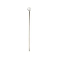 Glass Head Pins - #22 - 1 3/8" x 0.020" - 250/Pack - White