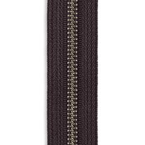 YKK #5 Nickel Continuous Zipper Roll - 125 yds. - Dark Brown (868)