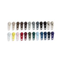 YKK #3 Nylon Pant Zipper Sliders - 24/Pack - Assorted Colors