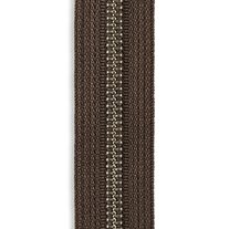 YKK #5 Nickel Continuous Zipper Roll - 125 yds. - Medium Brown (569)