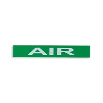 "Air" Adhesive Pipe Label - Green
