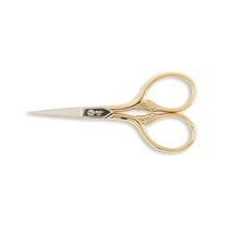 Gingher - 3 1/2" Gold-Handled Lion's Tail Embroidery Scissors