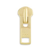 YKK #10 Metal Jacket Zipper Sliders - 2/Pack - Brass