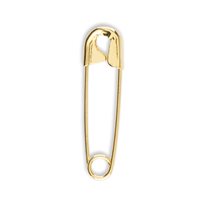 Closed Brass Safety Pins - #1 - 1 1/16" - 1,440/Box