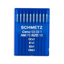 Schmetz Regular Point Serger Overlock Industrial Machine Needles - Size 10 - DCx1, 81x1, 82x1, DMx1 - 10/Pack