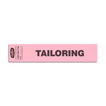 ClearType "Tailoring" Instruction Tags - 5" x 1" - 1,000/Box - Pink