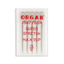 Organ Super Stretch Sewing Machine Needles -  Size 11  - 15x1, 130/705H, HAx1SP - 5/Pack